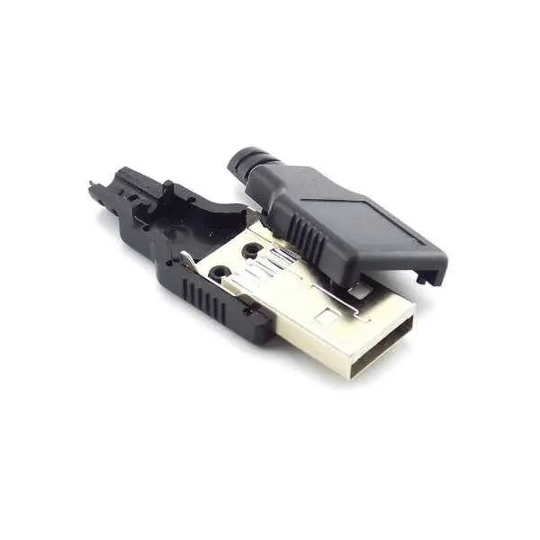 USB A Tipi Konnektör - Kapaklı