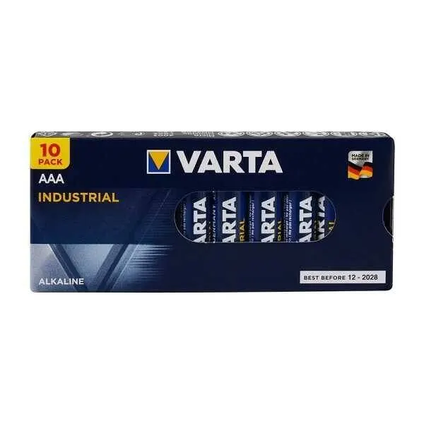 Varta 4003 Endüstriyel Alkalin AAA İnce Kalem Pil 10'lu